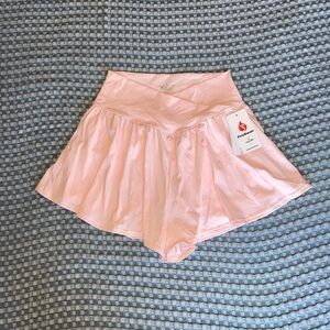 Athletic Pink Flowy Skort